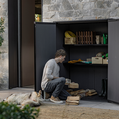 Signature Collection Vertical Garden Shed - Ashwood