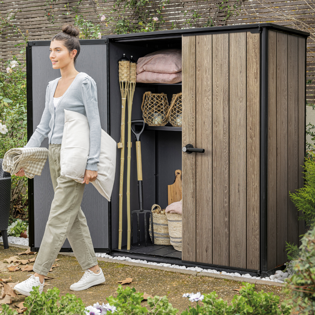 Signature Collection Vertical Garden Shed - Ashwood
