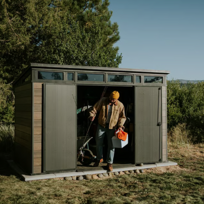 Signature Collection 11x7ft (3.4m x 2.1m) Garden Shed - Ashwood
