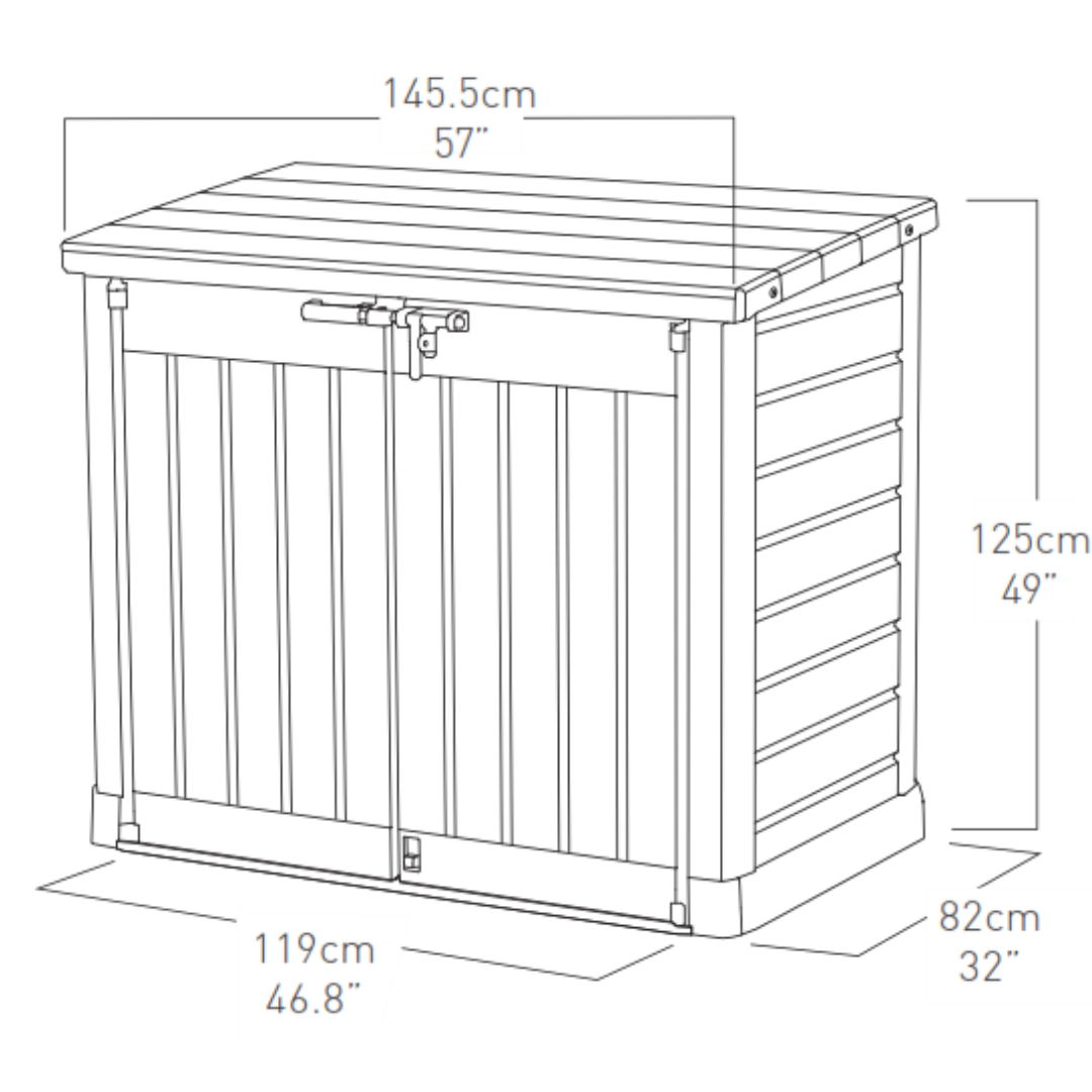 Store It Out Max Garden Storage Box