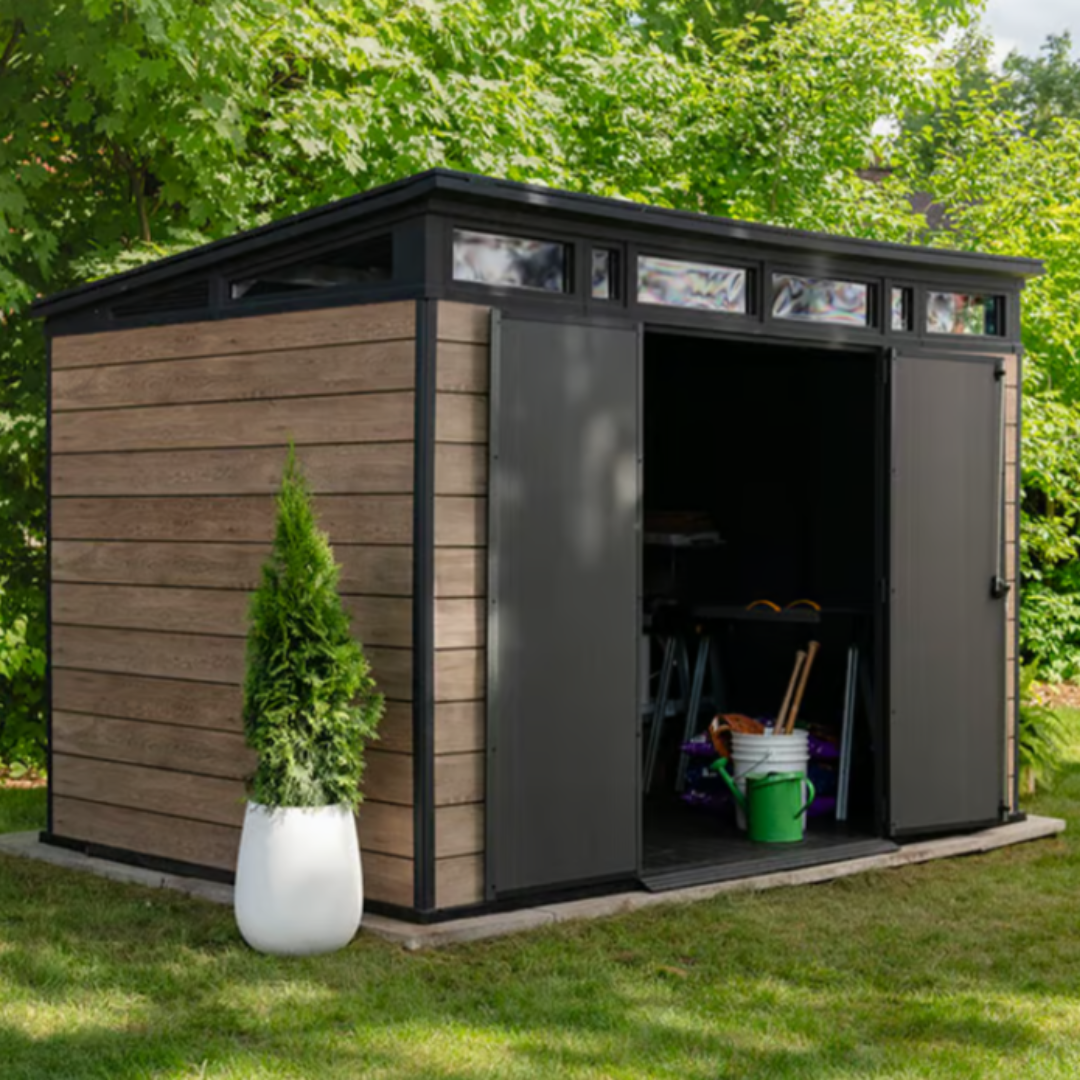 Signature Collection 11x7ft (3.4m x 2.1m) Garden Shed - Ashwood