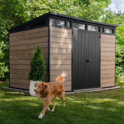 Signature Collection 11x7ft (3.4m x 2.1m) Garden Shed - Ashwood