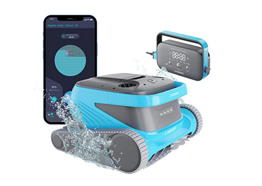 Chasing CM600 Robotic Pool Cleaner, Pool Vacuum Support Different Shape’s Pool Up to 300m