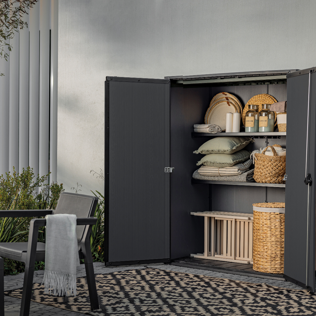 Signature Collection Vertical Garden Shed - Ashwood