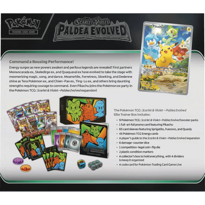 Pokemon TCG - Scarlet & Violet - Paldea Evolved - Elite Trainer Box